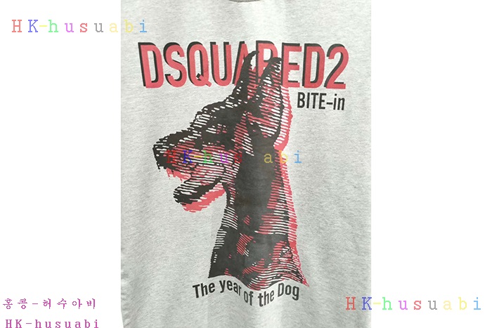 NEW 디스퀘어드 남성용 반팔티 DQ2718