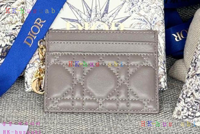 ★미러급★디올 Lady Dior Freesia 카드 지갑 S0974