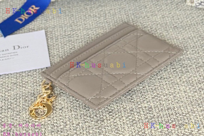 ★미러급★디올 Lady Dior Freesia 카드 지갑 S0974