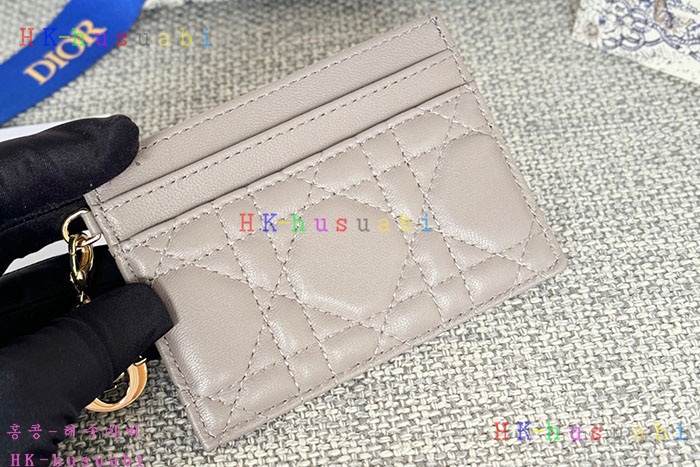 ★미러급★디올 Lady Dior Freesia 카드 지갑 S0974