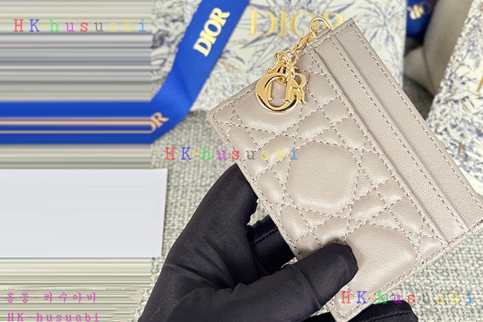 ★미러급★디올 Lady Dior Freesia 카드 지갑 S0974